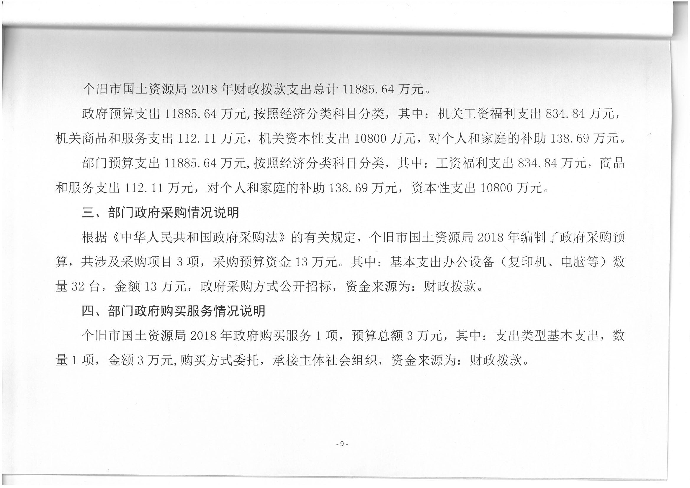 个旧市国土资源局2018年部门预算(2018年1月编制)_页面_17